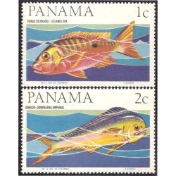 Panama 421/22 1967 Peces Fishes MNH Panama 421/22 1967 Peces Fishes MNH