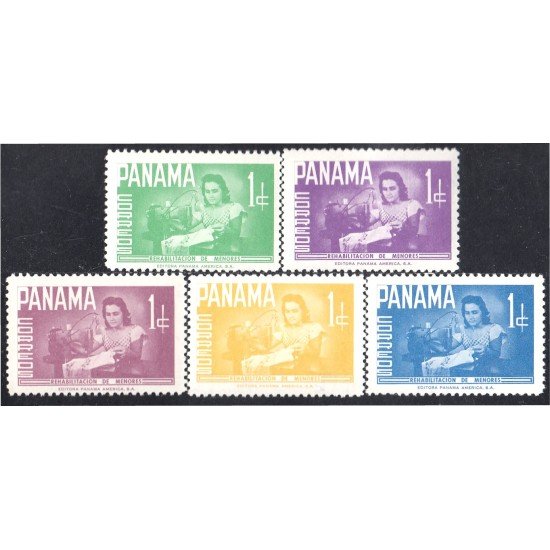 Panama 342/46 1961 Rehabilitación de menores MNH