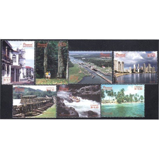 Panama 1168/74 1998 Panamá país turístico MNH