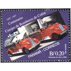 Panama 1166 1997 Centenario Cuerpo de Bomberos de Colón MNH