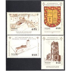 Panama 1120/23 1996 475º Aniversario de la primera Panamá MNH