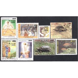 Panama 1111/18 1995 Serie Antigua timbres de 1987 - 1990 MNH