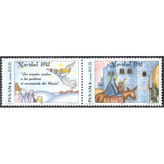 Panama 1104/05 1992 Navidad Christmas MNH Panama 1104/05 1992 Navidad Christmas MNH