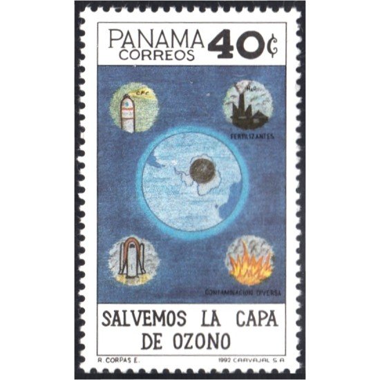 Panama 1089 1992 Salvemos la capa de Ozono MNH