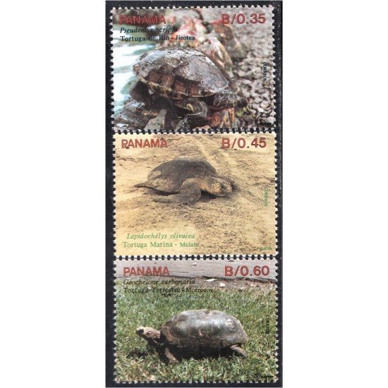 Panama 1068/70 1990 Tortugas MNH Panama 1068/70 1990 Tortugas MNH