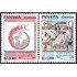 Panama 1055/56 1989 La Cruz Roja y media luna Roja MNH