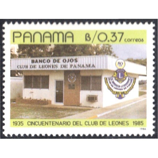 Panama 1007 1987 50 Años del Club de Leones MNH