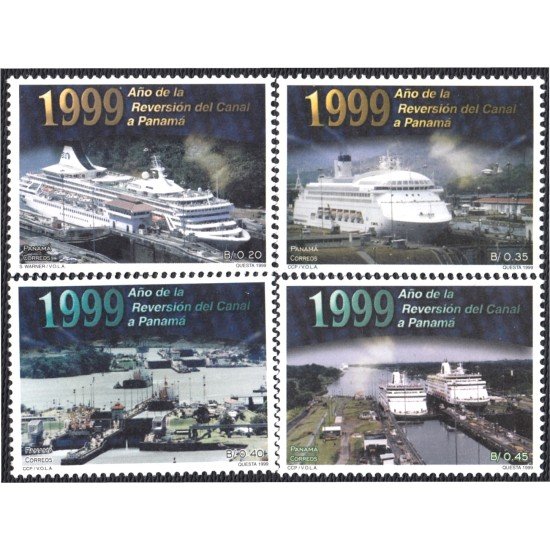 Panama 1188/91 1999 Año de la Reversión del Canal de Panamá MNH Panama 1188/91 1999 Año de la Reversión del Canal de Panamá MNH