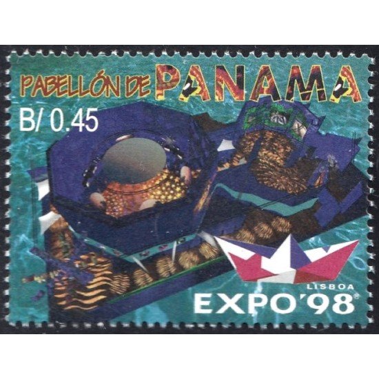 Panama 1179 1998 Expo 98 Lisboa Pabellón de Panamá MNH Panama 1179 1998 Expo 98 Lisboa Pabellón de Panamá MNH
