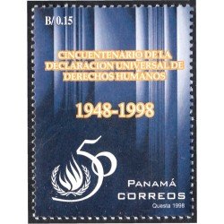 Panama 1177 1998 50 Años de la Declaración Universal de Derechos Humanos MNH Panama 1177 1998 50 Años de la Declaración Universal de Derechos Humanos MNH