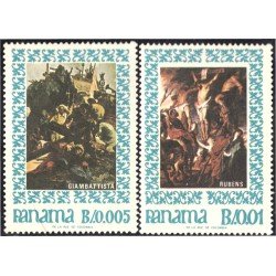 Panama 440/41 1967 Pinturas de Tiepolo Rubens MNH Panama 440/41 1967 Pinturas de Tiepolo Rubens MNH