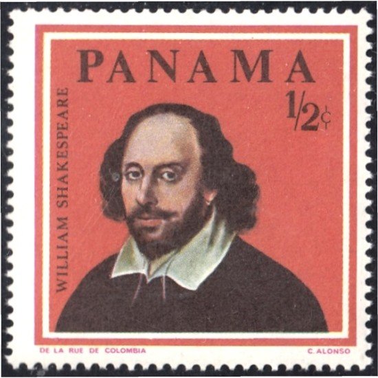 Panama 425 1967 William Shakespeare MNH Panama 425 1967 William Shakespeare MNH