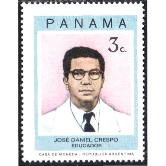 Panama 557 1973 José Daniel Crespo Educador MNH Panama 557 1973 José Daniel Crespo Educador MNH