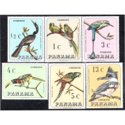 Panama 453/58 1967 Pájaros Aves Birds MNH Panama 453/58 1967 Pájaros Aves Birds MNH