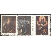 Panama 446/48 1967 Pinturas de Rembrand Gainsborough e Ingres MNH Panama 446/48 1967 Pinturas de Rembrand Gainsborough e Ingres MNH