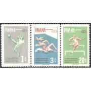 Panama 333/35 1959 III Juegos Deportivos Panamericanos en Chicago USA MH Panama 333/35 1959 III Juegos Deportivos Panamericanos en Chicago USA MH
