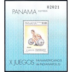 Panama HB 39 1987 X Juegos Panamericanos de Indianapolis MNH Panama HB 39 1987 X Juegos Panamericanos de Indianapolis MNH