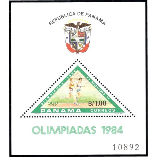 Panama HB 31 1984 Olimpiadas en los Ángeles MNH Panama HB 31 1984 Olimpiadas en los Ángeles MNH