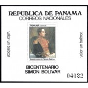 Panama HB 26 1983 Bicentenario de Simón Bolívar MNH