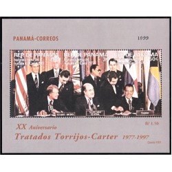 Panama HB 43 1997 XX Aniversario de Tratados Torrijos - Carter MNH Panama HB 43 1997 XX Aniversario de Tratados Torrijos - Carter MNH