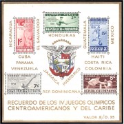 Panama HB 1 1938 Recuerdo de los IV Juegos Olímpicos Centroamericanos y del Caribe MH