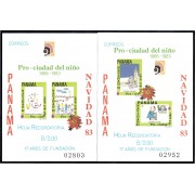 Panama HB 28/29 1983  Pro - Ciudad del niño Navidad Chritsmas MH