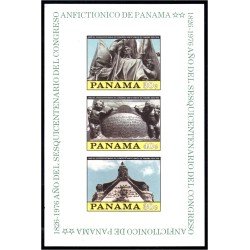 Panama HB 21 1976 150 Años del Congreso Anfictionico de Panamá Sin dentar MH Panama HB 21 1976 150 Años del Congreso Anfictionico de Panamá Sin dentar MH