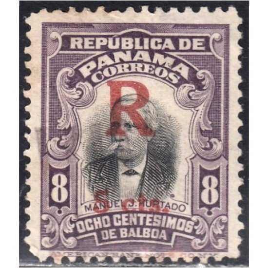Panamá Letra de cambio 52 1917 Manuel J. Murtado Sin goma Panamá Letra de cambio 52 1917 Manuel J. Murtado Sin goma