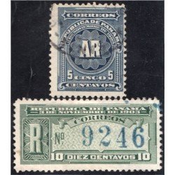 Panamá Letra de cambio 42/43 1904 Grabados 3 de noviembre 1903 usados Panamá Letra de cambio 42/43 1904 Grabados 3 de noviembre 1903 usados