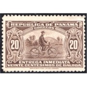 Panamá Express 4 1929 Transporte postal Bicicleta MH Panamá Express 4 1929 Transporte postal Bicicleta MH