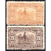 Panamá Express 3/4 1929 Transporte postal Bicicleta MH Panamá Express 3/4 1929 Transporte postal Bicicleta MH