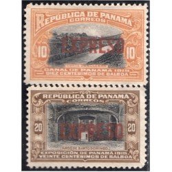 Panamá Express 1/2 1926 Corte de culebra y Arco de Sto Domingo Sin goma Panamá Express 1/2 1926 Corte de culebra y Arco de Sto Domingo Sin goma