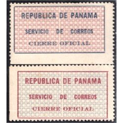 Panamá Retour 1/2 1922 Servicios de correo Cierre Oficial MNH
