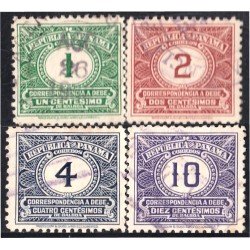 Panamá Taxas 5/8 1931 Correspondencia a Debe usados