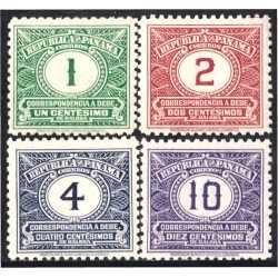 Panamá Taxas 5/8 1931 Correspondencia a Debe MNH