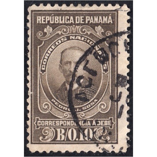 Panamá Taxas 4 1915 Pedro J. Sosa usados