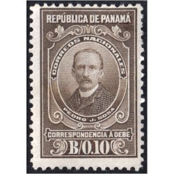 Panamá Taxas 4 1915 Pedro J. Sosa sin goma