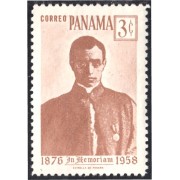 Panama 322 1958 A la Memoria de Pío XII MH Panama 322 1958 A la Memoria de Pío XII MH
