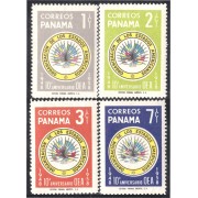 Panama 314/17 1958 10º Aniversario de la OEA MH Panama 314/17 1958 10º Aniversario de la OEA MH