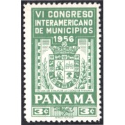 Panama 304 1956 VI Congreso Interamericano de Municipios MH Panama 304 1956 VI Congreso Interamericano de Municipios MH