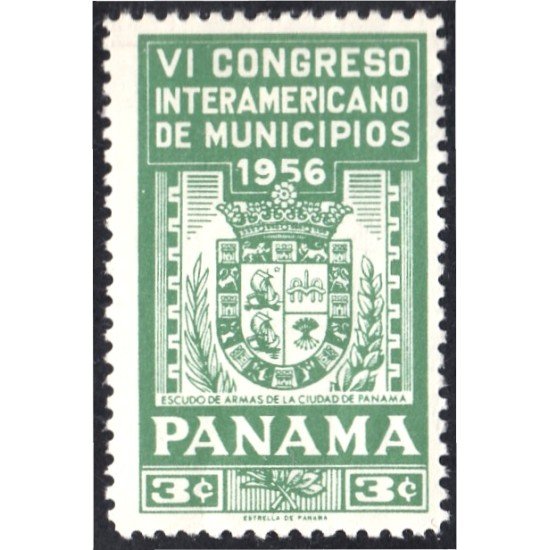 Panama 304 1956 VI Congreso Interamericano de Municipios MH Panama 304 1956 VI Congreso Interamericano de Municipios MH