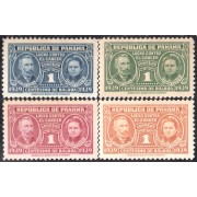 Panama 211/14 1939 Pedro Curie y María Curie MH Panama 211/14 1939 Pedro Curie y María Curie MH