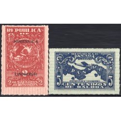 Panama 157/58 1928 Homenaje a Lindbergh MH Panama 157/58 1928 Homenaje a Lindbergh MH