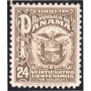 Panama 142 1924 Serie antigua Escudo MH Panama 142 1924 Serie antigua Escudo MH