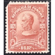 Panama 124 1921 Libertador Simón Bolívar MH