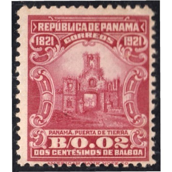 Panama 123 1921 Puerta de Tierra MH Panama 123 1921 Puerta de Tierra MH