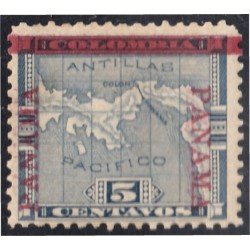 Panama 15A 1903/04 Mapa de Panamá MH