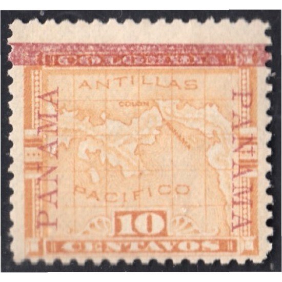 Panama 16A 1903/04 Mapa de Panamá sin goma Panama 16A 1903/04 Mapa de Panamá sin goma