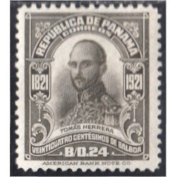 Panama 131 1921 Tomás Herrera sin goma Panama 131 1921 Tomás Herrera sin goma