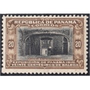Panama 116 1915/20 Arco de Santo Domingo sin goma